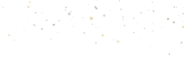 Winter christmas sky with falling snow.The winter background, falling snowflakes