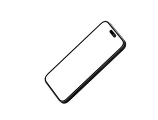 smartphone  With Blank Screen in 3d