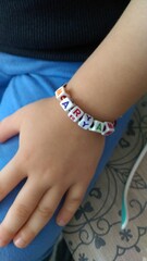 Maryam, girl, bracelet