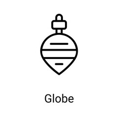 Globe icons with white background.