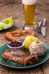 roasted pork with dumplings