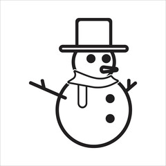 Christmas icon vector design template