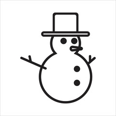 Christmas icon vector design template