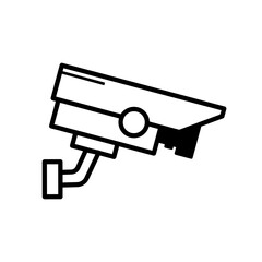  surveillance camera - vector icon
