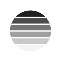 Sunset Retro rainbow striped Color