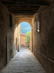 medieval village tuscany