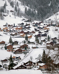 Winter wonderland in Grindelwald, Switzerland
