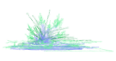 hand painted abstract art