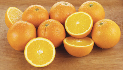 fresh ripe citrus fresh orange fruits 