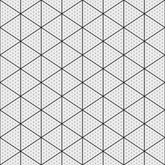 Fototapeta premium Seamless triangles pattern. Interlocking triangular shapes tessellation background. Triangle figures wallpaper. Grate backdrop. Grid motif. Polygons image. Digital paper, textile print, Vector