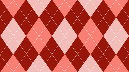 red and pink seamless geometric pattern argyle with stripes