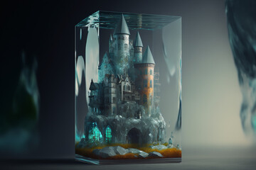 ガラスの中のミニチュア城3