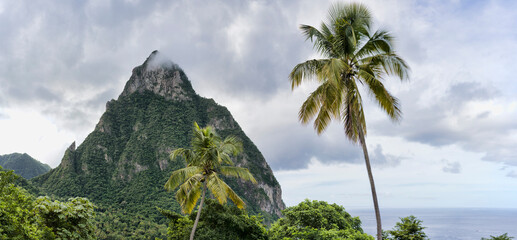 Pitons of Saint Lucia Caribbean luxury