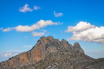 Besparmak mountain/Nicosia or Turkish:Lefkosa-Turkish Republic of Northern Cyprus