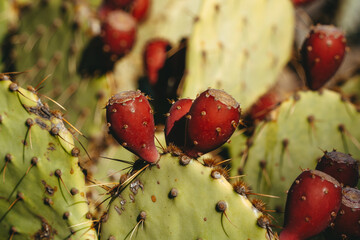 Kaktus in botanischem Garten in Bulgarien