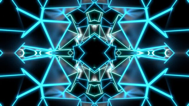 VJ 線対象 シームレス ナイトクラブ 青 黒 白 [ループ対応] [別Verあり]