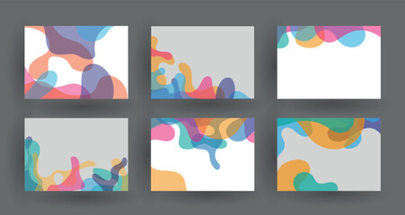 Geometric pattern background texture for brochure cover design.  gradient color gradient banner template. Abstract vector wave shape for presentation templates