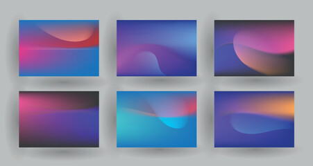 Fototapeta premium Geometric pattern background texture for brochure cover design. gradient color gradient banner template. Abstract vector wave shape for presentation templates