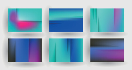 Fototapeta premium Geometric pattern background texture for brochure cover design. gradient color gradient banner template. Abstract vector wave shape for presentation templates