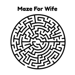 Maze Puzzle For Wife