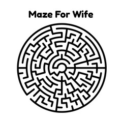 Maze Puzzle For Wife