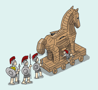 Trojan Horse illustration