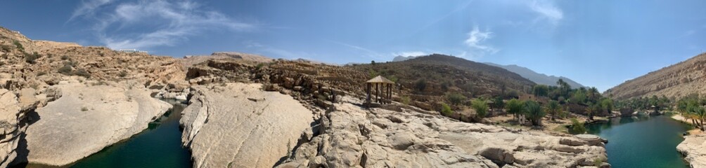 Fototapeta na wymiar Wadi Bani Khalid, Oman
