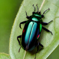 Beetle bug closeup macro photography
