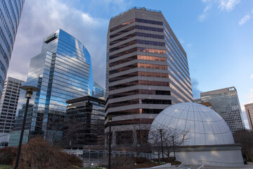 Cityscape of downtown Arlington Virginia