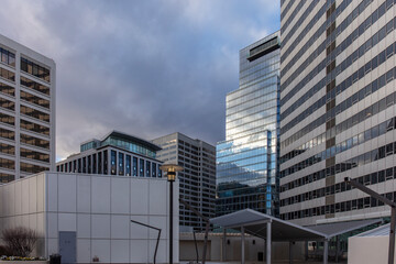 Cityscape of downtown Arlington Virginia