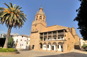 Fototapeta na wymiar Church de Santa María la Mayor in Ronda, Spain