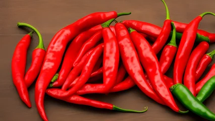 Fotobehang red hot chili peppers © ごんぱちろう かまぼこ