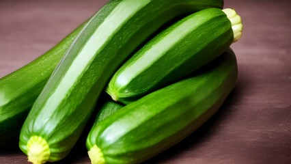 zucchini on a wooden background