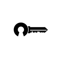 key lock logo real estate design symbol