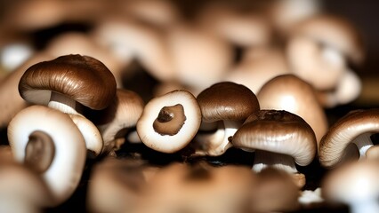 close up of mushrooms
