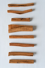 cinnamon sticks on paper