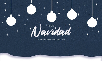 Feliz navidad y próspero año nuevo