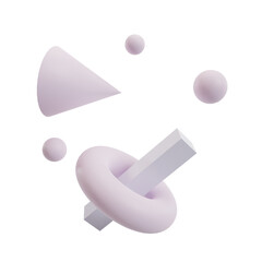 3d Shapes Transparent Background
