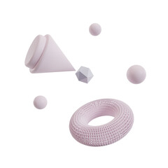 3d Shapes Transparent Background