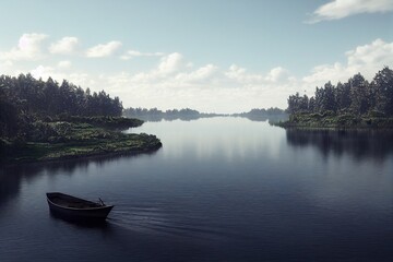 morning on the lake
