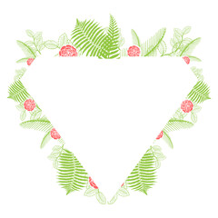 Flower wedding frames for invitations, stickers, souvenirs, gifts and ornaments.