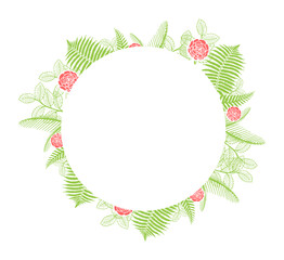 Flower wedding frames for invitations, stickers, souvenirs, gifts and ornaments.