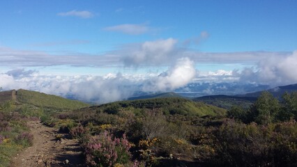 landscape with clouds