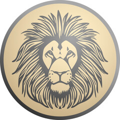 Obraz premium Elegant lion illustration