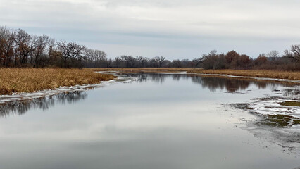 Creek Reflections early Winter