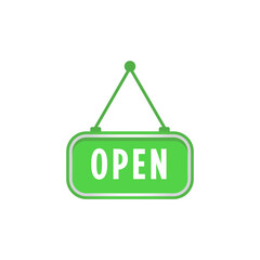 Open shiny button icon vector design templates