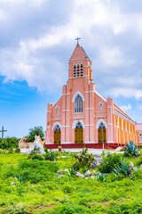 the pink church of curacao