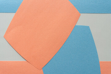 pale yellow and blue construction paper shapes