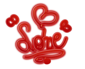 love valentine's day 3d effect