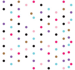 Seamless pattern with randomly scattered small dots. colorful dot pattern design.